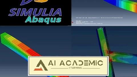 تحلیل المان محدود ABAQUS برای المان‌های سازه‌ای بتن‌آرمه