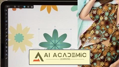 آموزش AD1: گل‌های رترو آسان برای مبتدیان در Affinity Designer