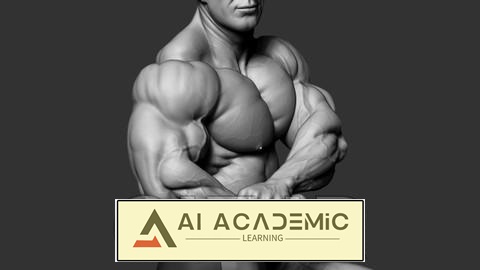 آموزش پیشرفته آناتومی بدن‌ساز در Zbrush