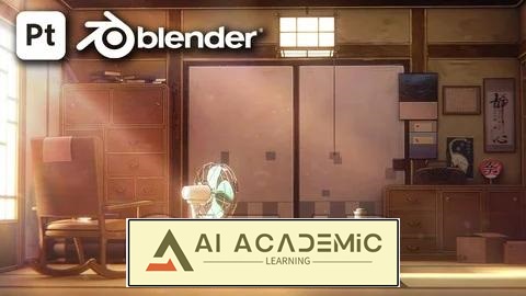 مسترکلاس محیط‌های انیمه‌ای - Blender و Substance Painter
