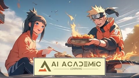 طراحی کاراکتر انیمه در Midjourney برای کتاب‌های KDP