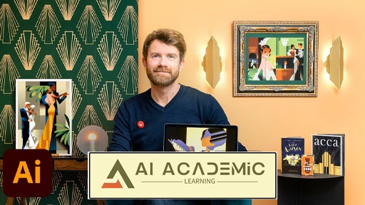 سبک آرت دکو برای تصویرسازی دیجیتال