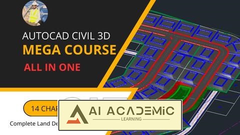 دوره جامع AutoCAD Civil 3D با پروژه‌های بلادرنگ