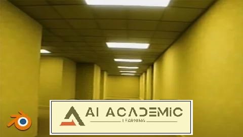 آموزش گام به گام Backrooms در بلندر