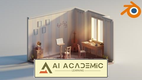 دوره Blender 3d: مسترکلاس کامل ساخت صحنه ایزومتریک