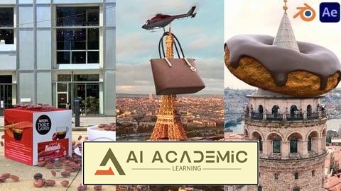 مگا کورس تبلیغات CGI و VFX در Blender: بیش از 10 پروژه برای تولیدکنندگان محتوا