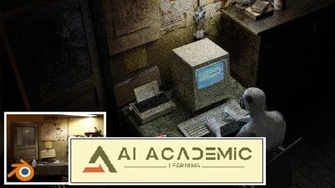 آموزش Blender: ایجاد اتاق نشیمن از روی یک عکس + ربات، 4 ساعت و 30 دقیقه