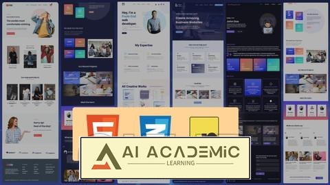 ساخت 6 وبسایت واکنش‌گرا و واقعی با استفاده از HTML ،CSS و جاوااسکریپت