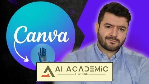 هوش مصنوعی کانوا - تسلط به ابزارهای هوش مصنوعی کانوا و طراحی با کانوا با هوش مصنوعی (از ابتدا تا انتها)