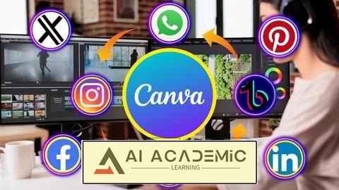 مسترکلاس Canva برای شبکه‌های اجتماعی: طراحی گرافیک و ویرایش ویدئو