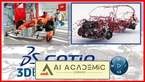طراحی کابل‌کشی برقی سه‌بعدی در Catia 3DEXPERIENCE (Catia V6)