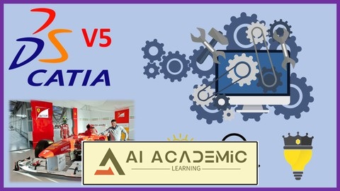 پروژه های تمرینی Catia نسخه 5 - از مبتدی تا طراحی پیشرفته