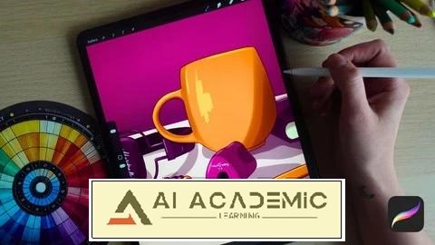 رنگ و حال‌وهوا در Procreate برای مبتدیان در تصویرسازی