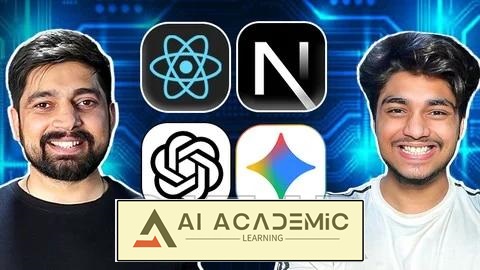 دوره کامل React و Next.js همراه با پروژه‌های مجهز به هوش مصنوعی