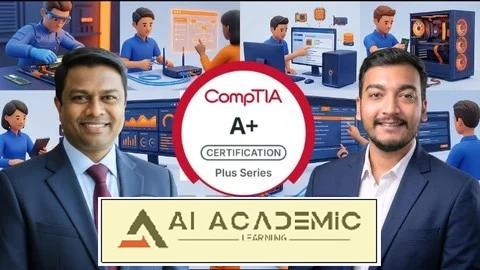 دوره کامل آمادگی برای آزمون CompTIA A+ Core 1 (220-1201) 2026