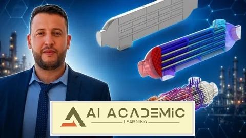 مسترکلاس COMSOL - شبیه‌سازی سه‌بعدی یک مبدل حرارتی