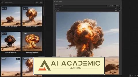 هوش مصنوعی برای افکت های ویژه (VFX) - یادگیری ComfyUI