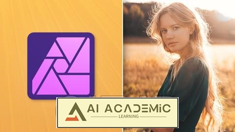 ایجاد نورپردازی ساعت طلایی در Affinity Photo