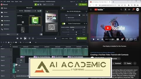 ساخت آموزش ویدیویی YouTube با Camtasia