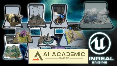 خلق محیط‌های خیره‌کننده در UE5: بوت‌کمپی برای هنرمندان بازی