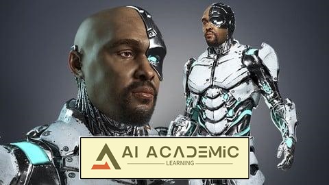 ایجاد کاراکتر سایبورگ هارد سرفیس در Blender