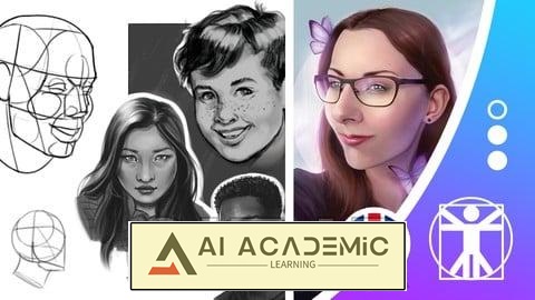 ترسیم پرتره دیجیتال برای دانشجویان مبتدی و پیشرفته