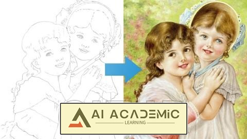 مسترکلاس نقاشی چهره کودکان و بچه ها