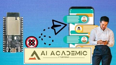 آموزش ESP32 - ارسال پیامک با ESP32 بدون GSM