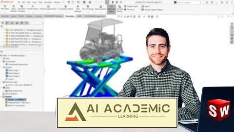 تحلیل المان محدود (FEA) - شبیه‌سازی با SolidWorks: تماس‌ها - بخش 2
