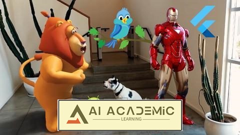 دوره‌ واقعیت افزوده با Flutter - ساخت بیش از 10 اپلیکیشن موبایل AR