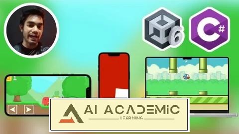 توسعه بازی موبایل، PC و وب با Unity 6 و #C - مبتدیان