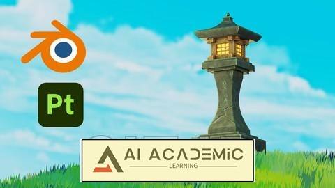 آموزش مدل‌سازی و تکسچرینگ 3D به سبک گیبلی با Blender