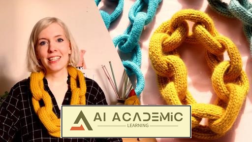 بافتنی برای سرگرمی: شال زنجیره‌ای برای مبتدیان