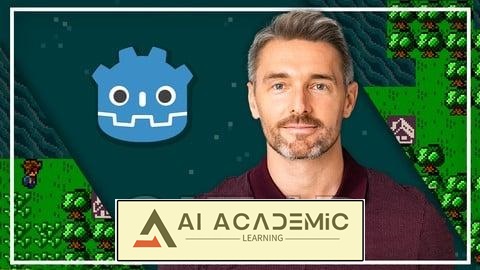 مگاکورس Godot 2D - توسعه بازی از مبتدی تا حرفه‌ای