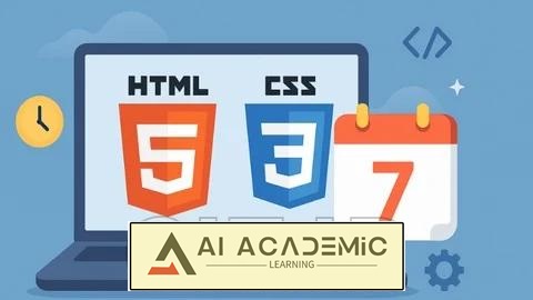 آموزش HTML5 و CSS3: ساخت وب‌سایت در 7 روز (2026)
