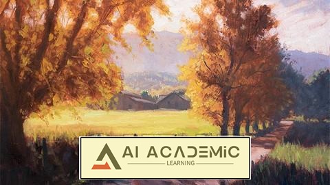 امپرسیونیسم - نقاشی مسیر حومه شهر با رنگ روغن یا اکریلیک