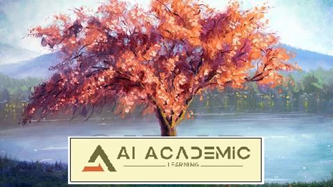 ایمپرسیونیسم در Udemy: نقاشی این درخت بهاری با رنگ روغن یا آکریلیک