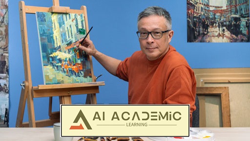 نقاشی امپرسیونیستی با اکریلیک - تکنیک‌هایی برای صحنه‌های شهری