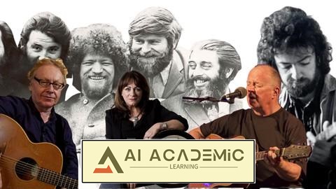 آهنگ‌ها و بالادهای فولکلور ایرلندی با گیتار