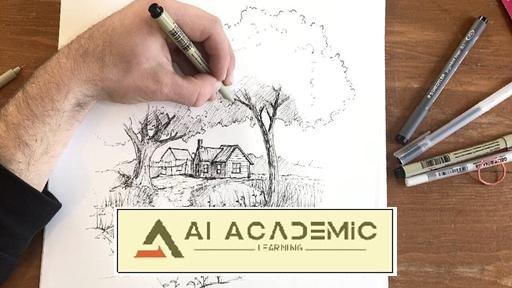 رسم با قلم برای مبتدیان: ثبات، بافت و ترکیب