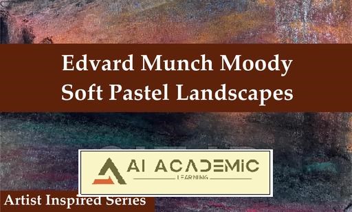 الهام گرفته از هنرمند: خلق مناظر هوس‌انگیز با پاستل نرم و الهام از Edvard Munch