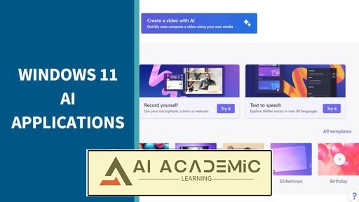 هوش مصنوعی Windows 11: استفاده از اپلیکیشن های جدید باندل شده