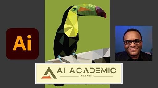 تصویرسازی برداری Low Poly در ادوبی ایلاستریتور برای مبتدیان