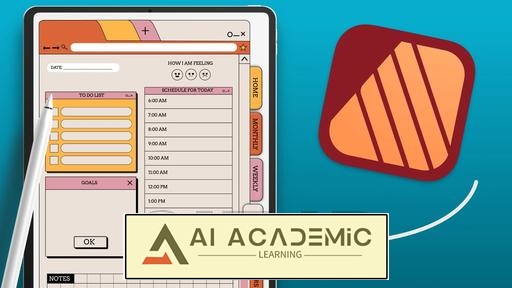 طراحی پلنر دیجیتال در اپلیکیشن Affinity Publisher 2 برای آیپد