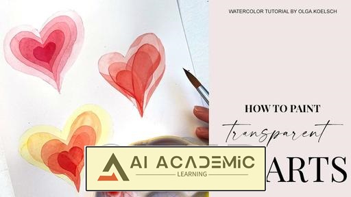 قلب‌های ولنتاین ساده با تکنیک لایه‌ای