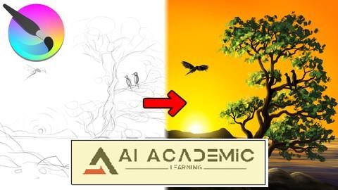یادگیری هنر دیجیتال از طراحی تا نقاشی: مبانی Krita سال 2024