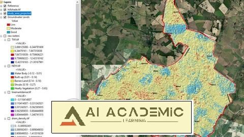 یاد بگیرید چگونه مناطق پتانسیل آب زیرزمینی را پیدا کنید /GIS/RMS/ArcGIS