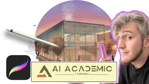 یادگیری Procreate برای معماران - دانشجویان معماری