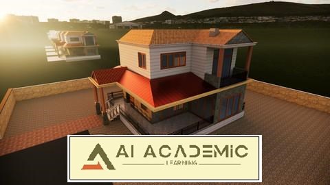 یادگیری SketchUp از صفر تا حرفه‌ای: مسترکلاس مدل‌سازی ویلا
