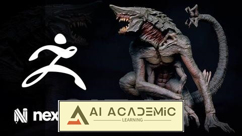 آموزش مجسمه‌سازی موجودات در Zbrush برای مبتدیان